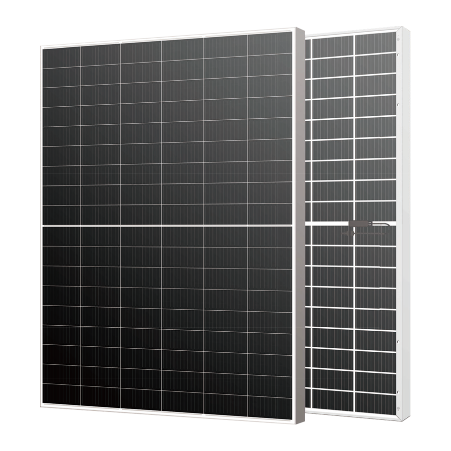 Módulo bifacial de vidro duplo Mono PERC de meia célula