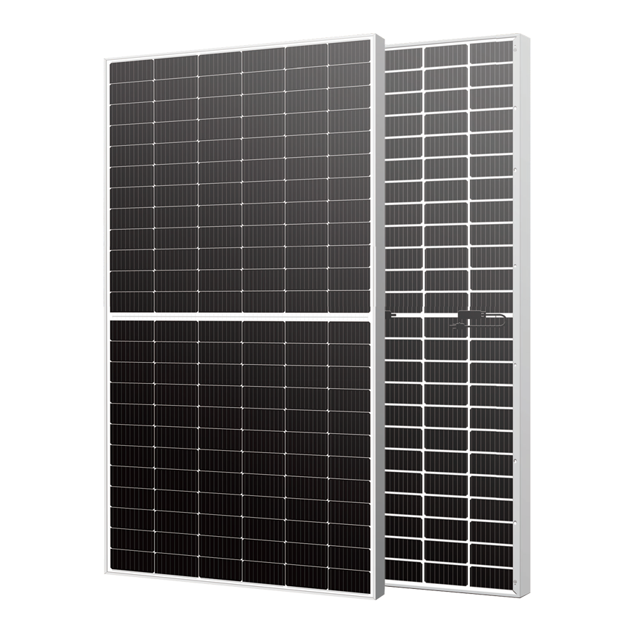 Módulo bifacial de vidro duplo Mono PERC de meia célula