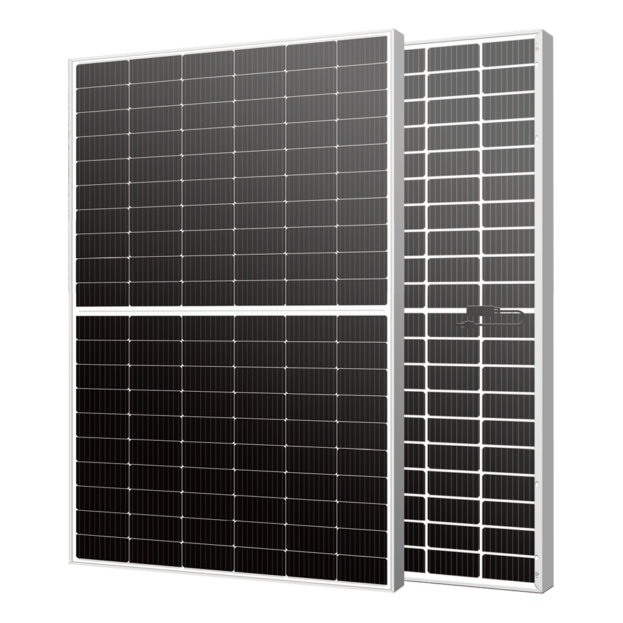 Módulo bifacial de media celda Mono PERC de vidrio doble