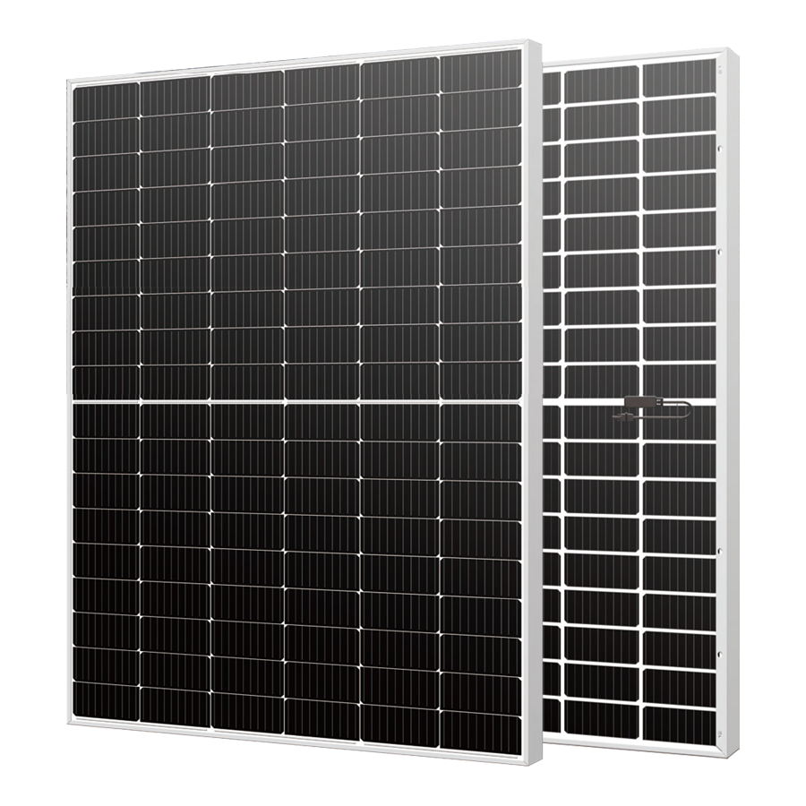 Módulo bifacial de vidro duplo Mono PERC de meia célula