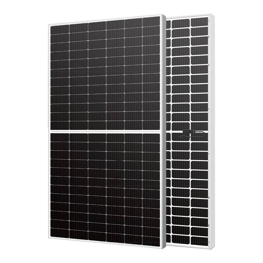 Módulo bifacial de media celda Mono PERC de vidrio doble