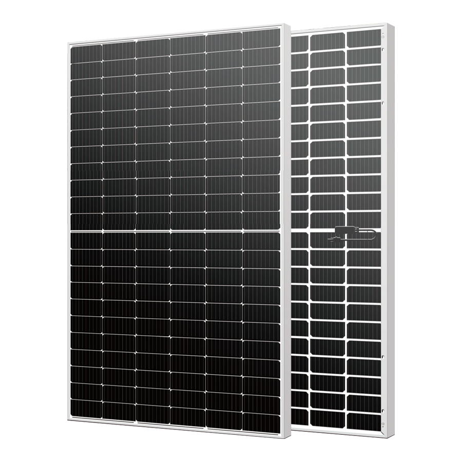 Módulo bifacial de media celda Mono PERC de vidrio doble