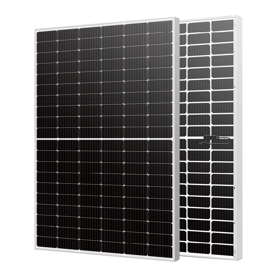 Módulo bifacial de media celda Mono PERC de vidrio doble